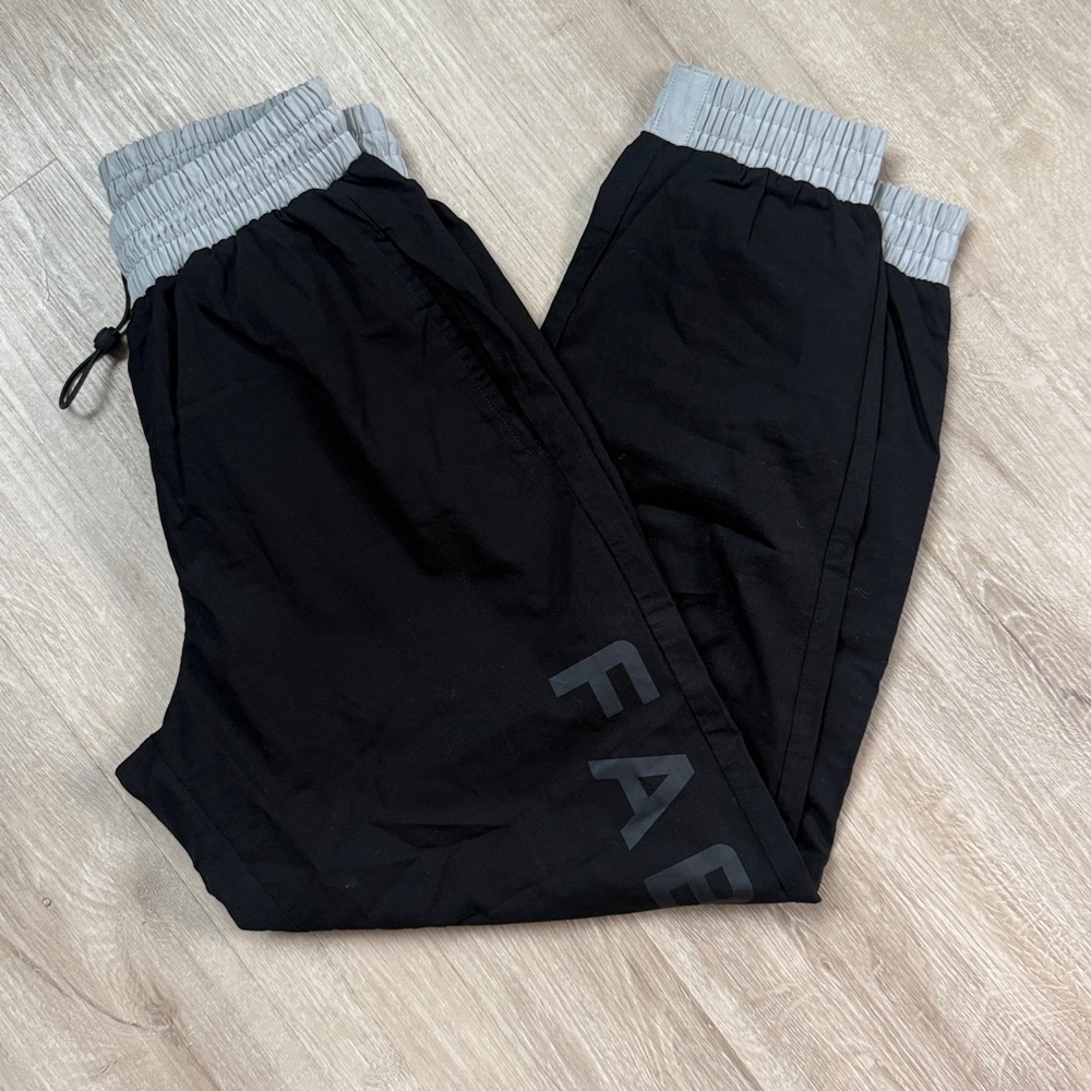 Fabletics Black and Gray Joggers
